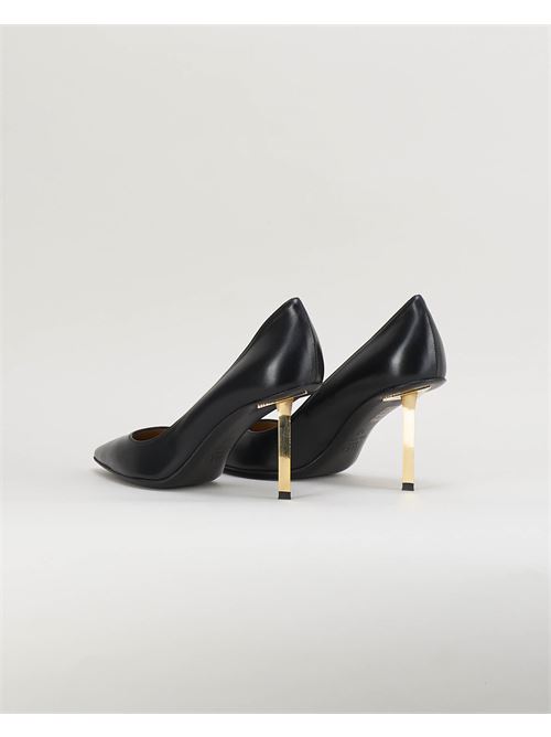 Leather pumps with gold heel Wo Milano WO MILANO | Decollete | W12499